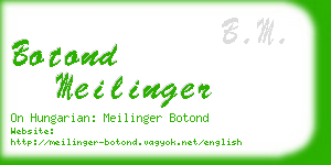 botond meilinger business card